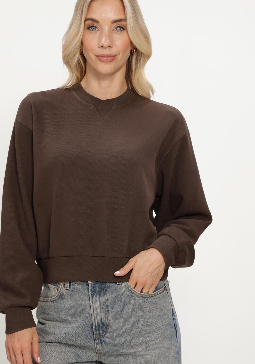 Braune CIRCLE OF TRUST Pullover ANNE SWEAT - large