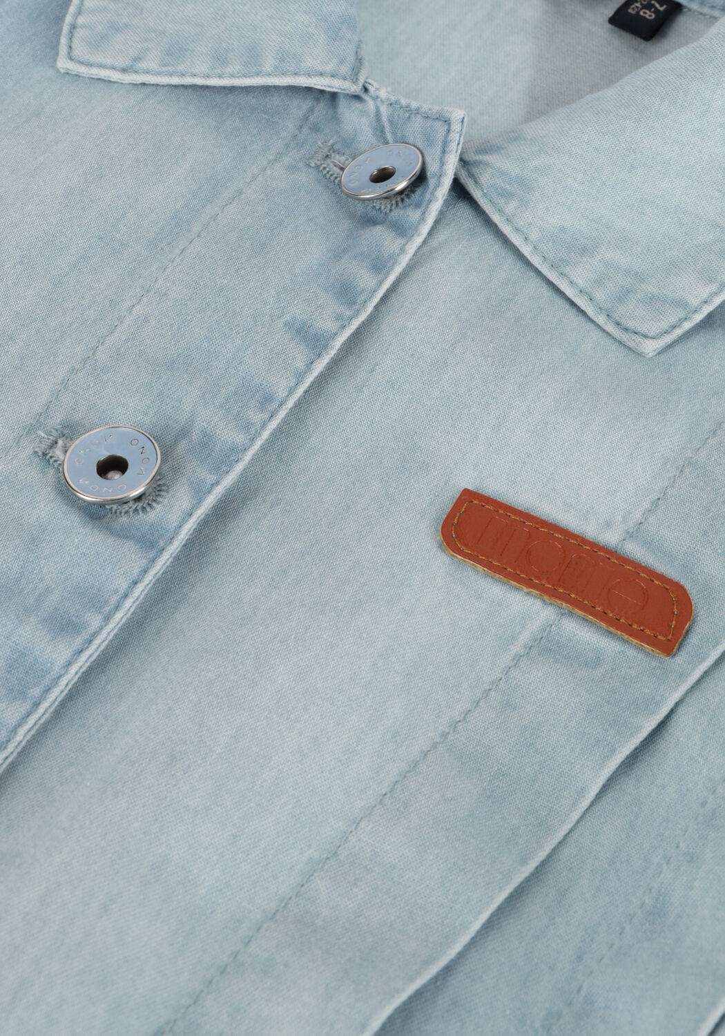 Blaue NONO Gilet DONKA SLEEVELESS DENIM BUTTON UP VEST - large