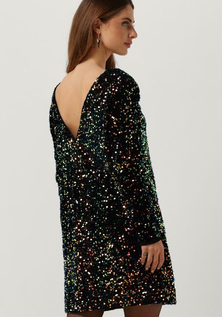 Mehrfarbige/Bunte COLOURFUL REBEL Minikleid TINA SEQUINS STRAIGHT DRESS - large