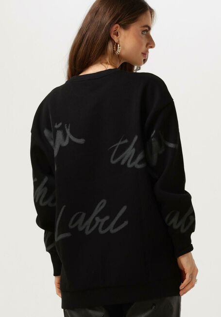Schwarze ALIX THE LABEL Pullover PAINTED SWEATER - large