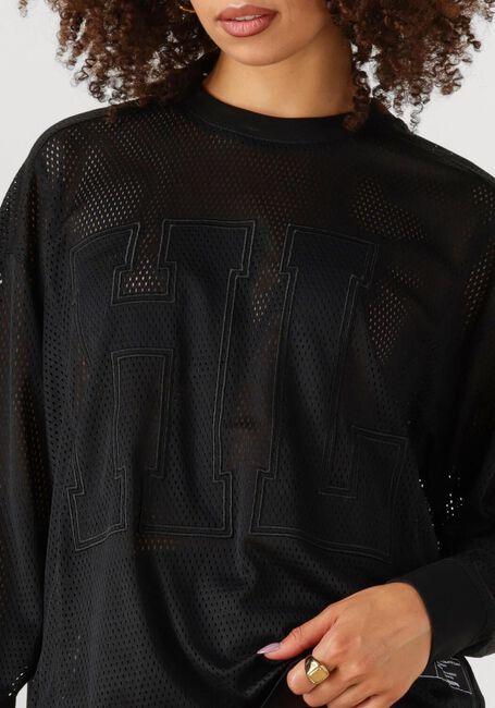 Schwarze HAUTE L'AMITIÉ Tops & T-shirts DRIFT LS SPORTS BLOUSE - large