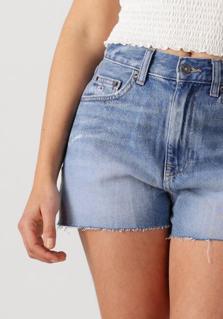 Blaue TOMMY JEANS Kurze Hose HOT PANT BI8036 - large
