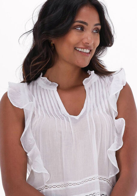 Weiße NEO NOIR Top JULIETTE S VOILE TOP - large