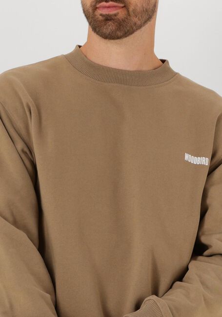 Beige WOODBIRD Pullover WBCANE HOME CREW - large