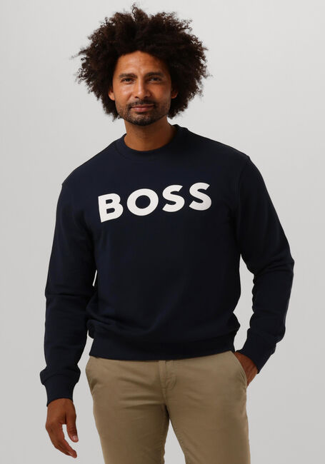 Dunkelblau BOSS ORANGE Pullover WEBASICCREW - large