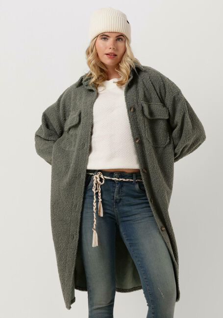 Grüne CIRCLE OF TRUST Teddy-Jacke TEDDY COAT - large