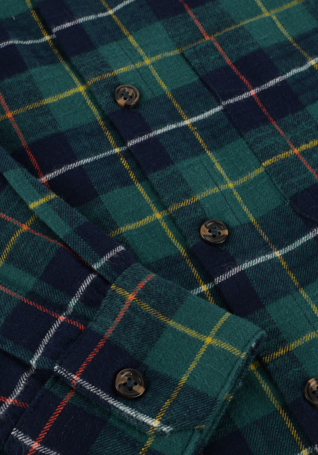 Dunkelgr&uuml;n JENEST Casual-Oberhemd SCOTT SHIRT - large