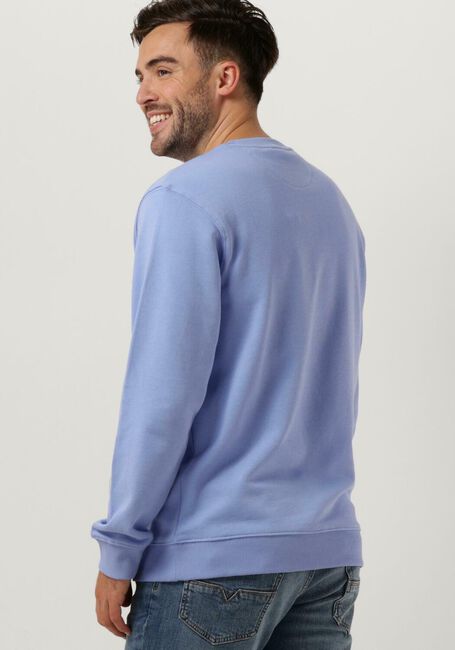 Blaue SCOTCH & SODA Pullover ESSENTIAL LOGO BADGE SWEATSHIRT - large