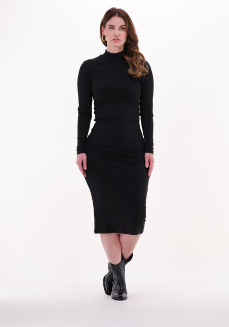 Schwarze MINIMUM Midikleid RESSY 9539 - large