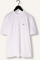 Weiße CALVIN KLEIN T-shirt WOVEN LABEL RELAXED TEE Weiße CALVIN KLEIN T-shirt WOVEN LABEL RELAXED TEE - medium