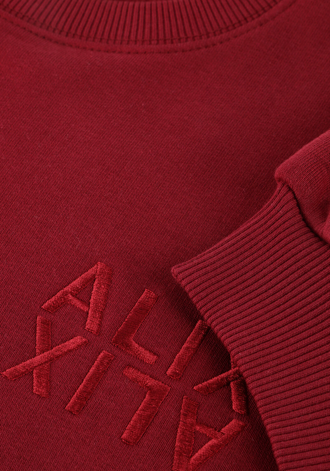 Bordeaux ALIX THE LABEL Sweatshirt LADIES KNITTED ALIX SWEATER - large