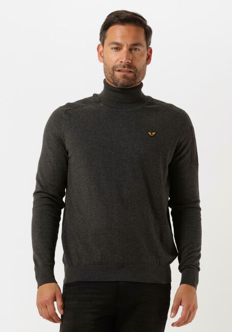Graue PME LEGEND Rollkragenpullover TURTLENECK COTTON ELITE KNIT - large