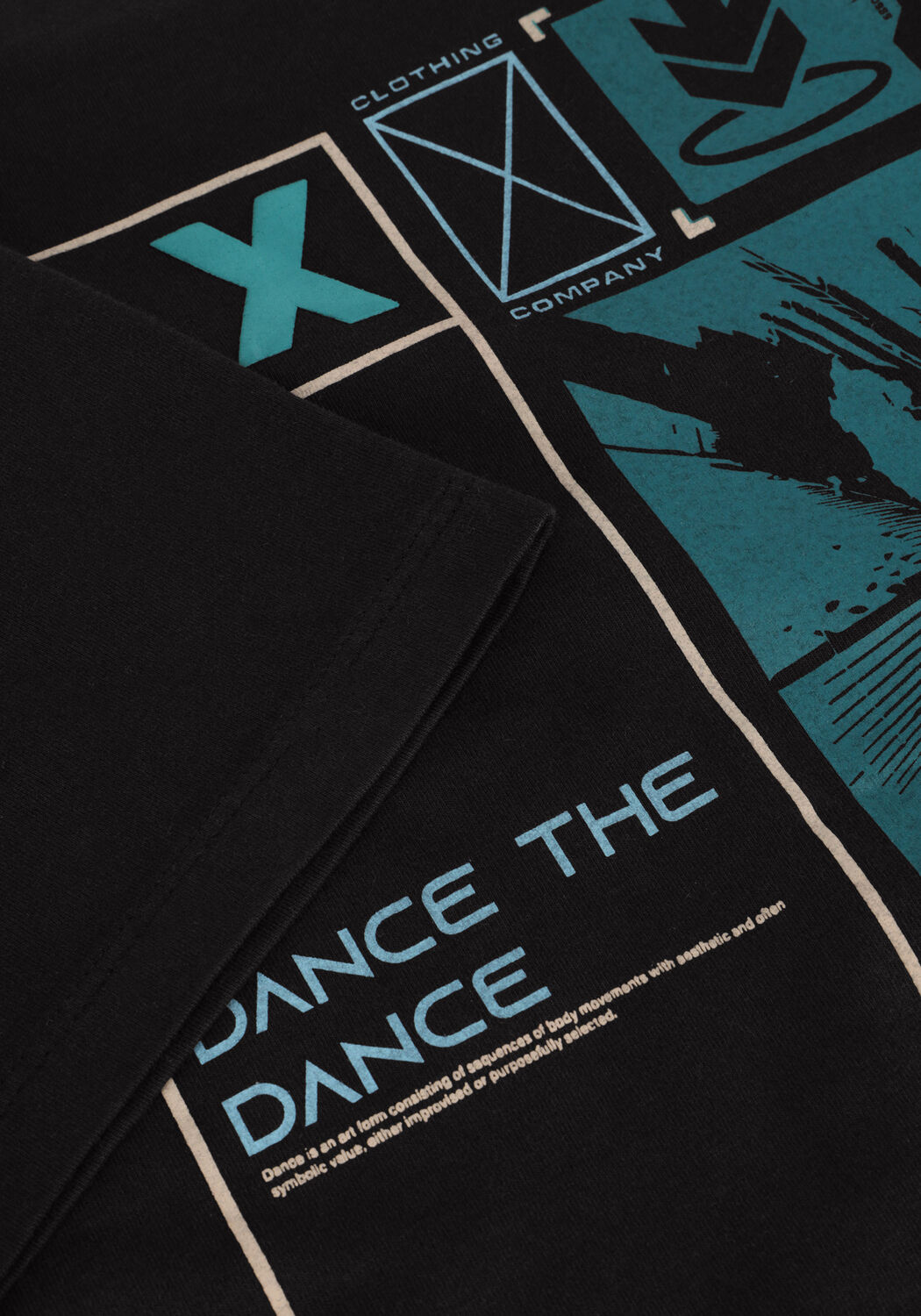 Schwarze RELLIX T-shirt T-SHIRT RELLIX STREETWEAR BACKPRINT - large