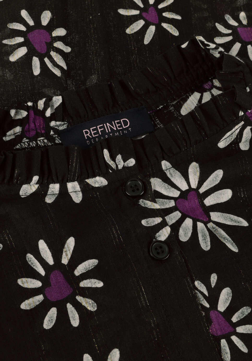 Schwarze REFINED DEPARTMENT Blusen ACE - large