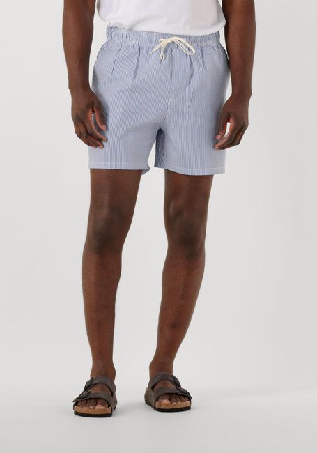 Weiße SELECTED HOMME Badehosen SLHCOOPER-SEERSUCKER SWIMSHORTS - large