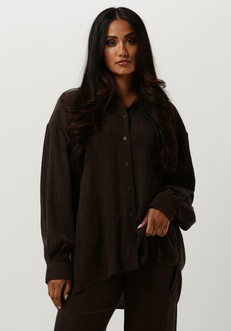 Braune SECOND FEMALE Bluse BELISA SHIRT - large