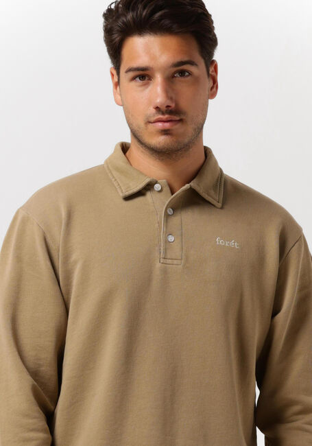Sand FORÉT Pullover HERB POLO SWEATSHIRT - large