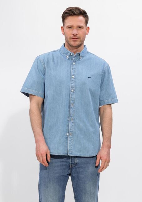 Hellblau LEVI'S Casual-Oberhemd SS AUTHENTIC BUTTON DOWN - large