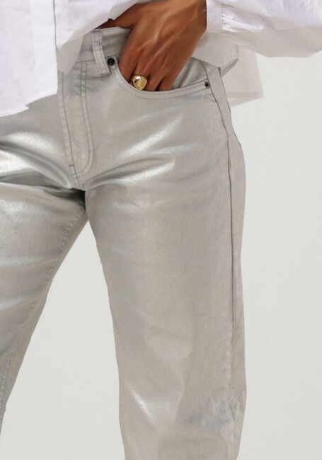 Silberne CO'COUTURE Weite Hose SILVER STRAIGHT HIP JEANS - large