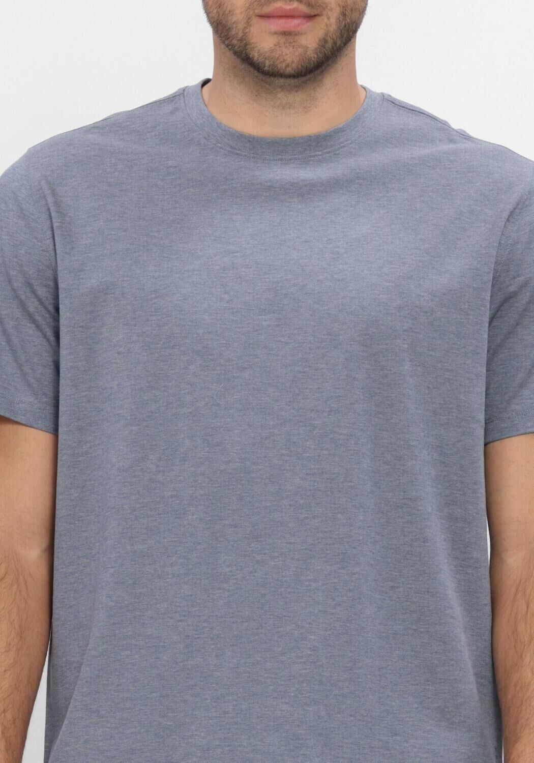 Blaue PROFUOMO T-shirt T-SHIRT CREW NECK MERCERIZED STRETCH PIQUE - large