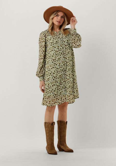 Grüne MSCH COPENHAGEN Minikleid ADALIA RIKKELIE SHIRT DRESS AOP - large