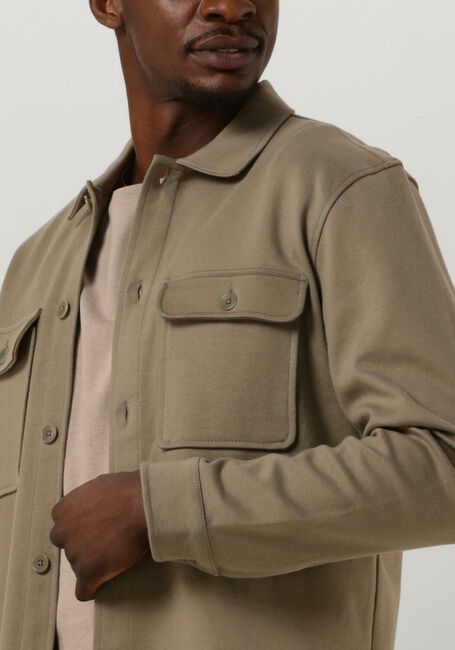 Olive SELECTED HOMME Overshirt SLHFENLEY LS JERSEY OVERSHIRT - large