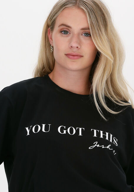 Schwarze JOSH V T-shirt TEDDY YOU GOT THIS - large