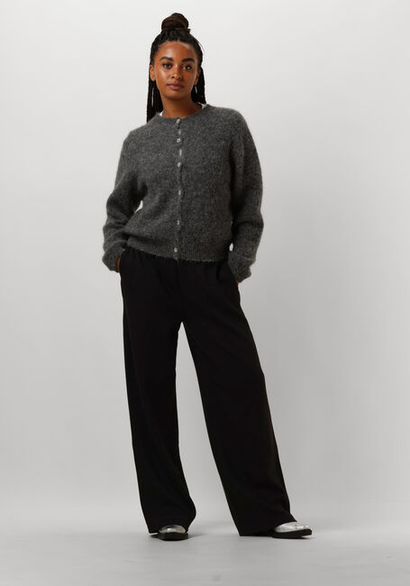 Schwarze MSCH COPENHAGEN Weite Hose MSCHEDILINA IMA Q PANTS - large