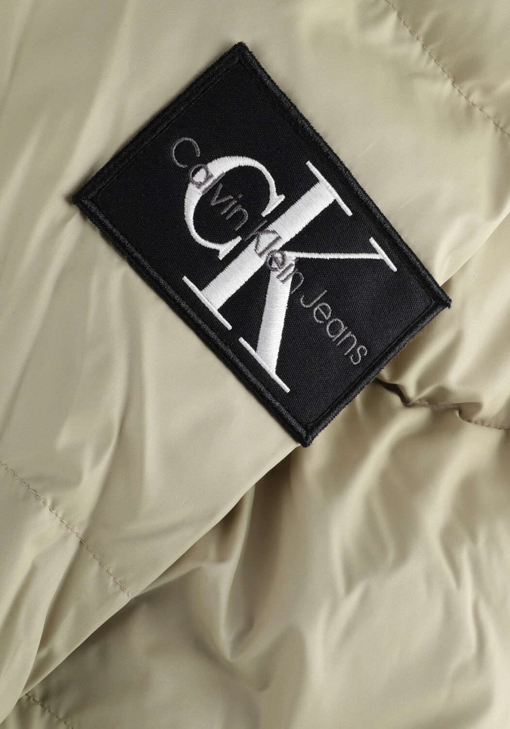 Sand CALVIN KLEIN Wattierte Jack ESSENTIALS DOWN JACKET - large