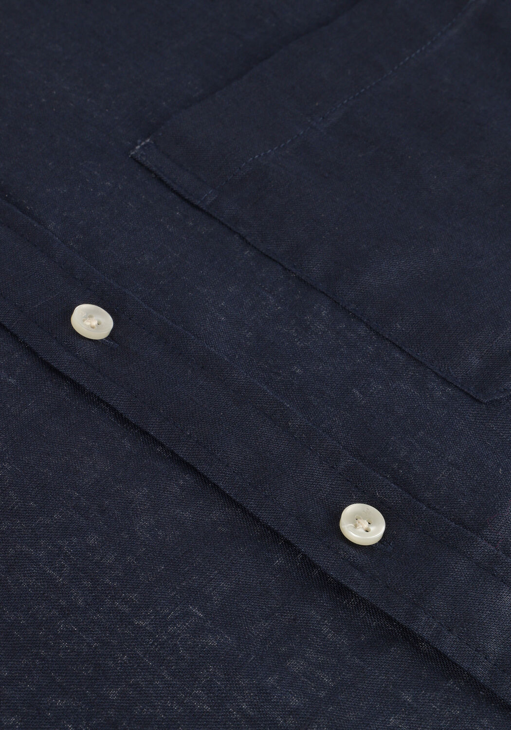 Dunkelblau SCOTCH & SODA Casual-Oberhemd LINEN SHIRT - large