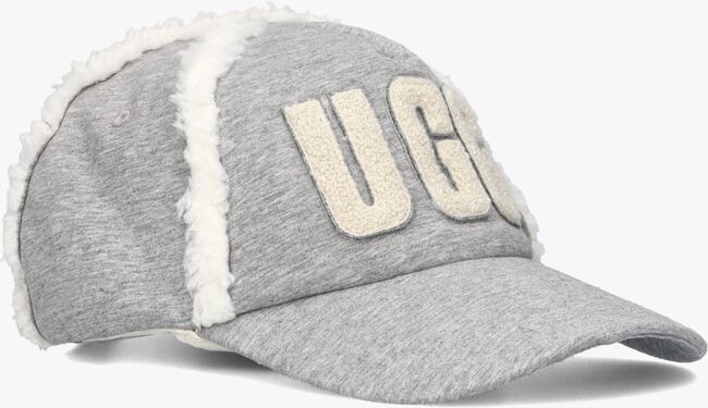 Graue UGG Kappe BONDFED FLEECE BASEBALL CAP - large