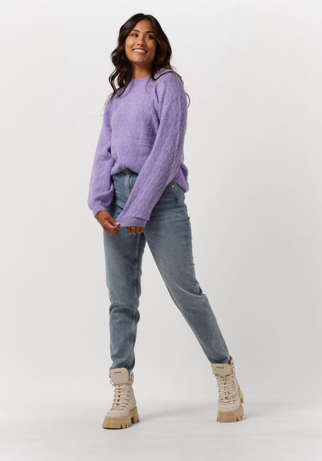 Blaue SELECTED FEMME Mom jeans FELINA HW MOM LAIR BLUE JEANS - large