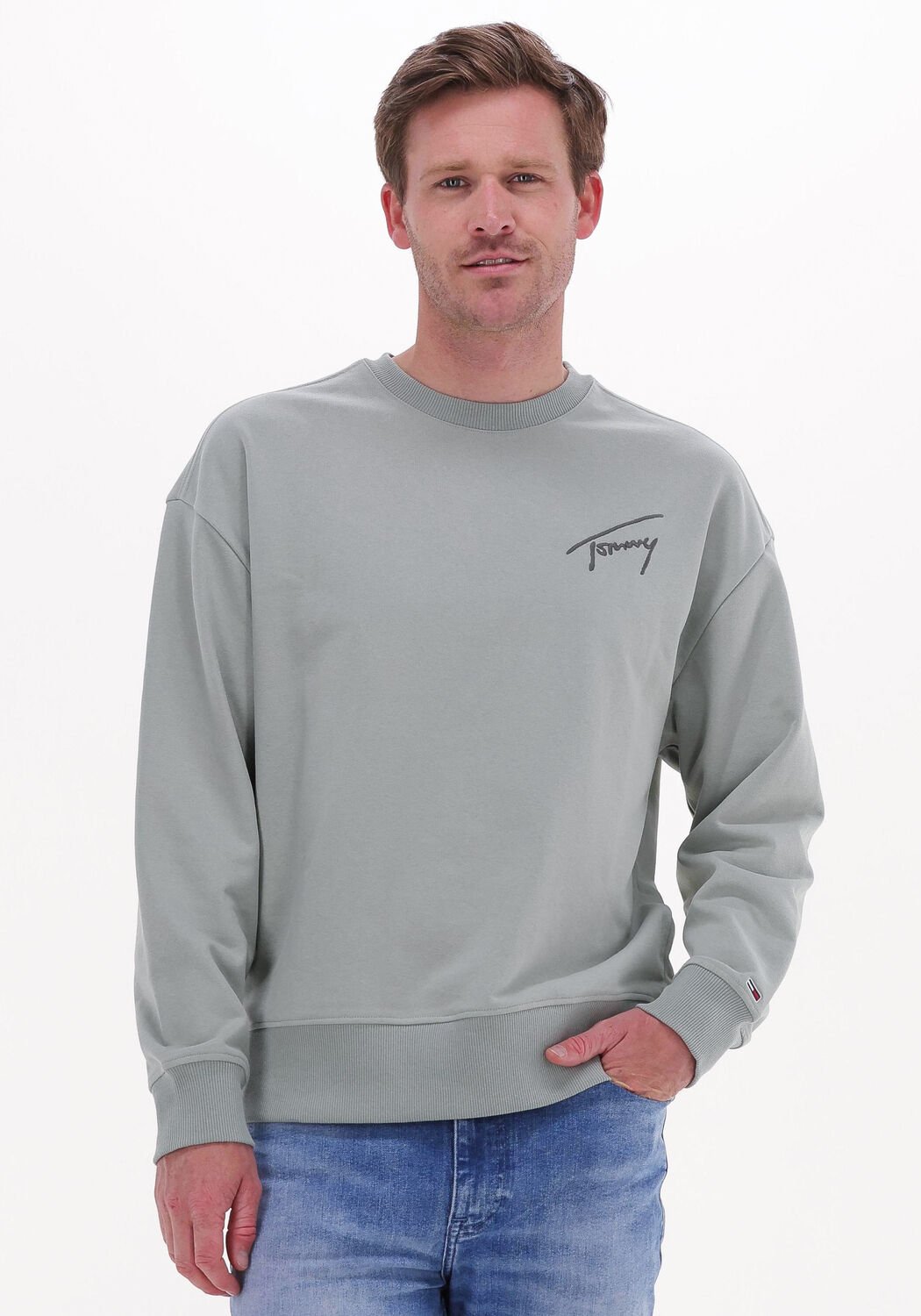 Tommy jeans online signature sweater