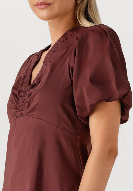 Bordeaux NEO NOIR Maxikleid ILLANA POPLIN DRESS - large
