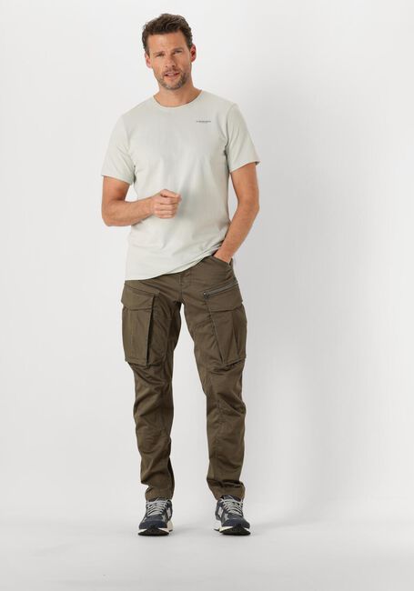 Ecru G-STAR RAW T-shirt SLIM BASE R T S/S - large