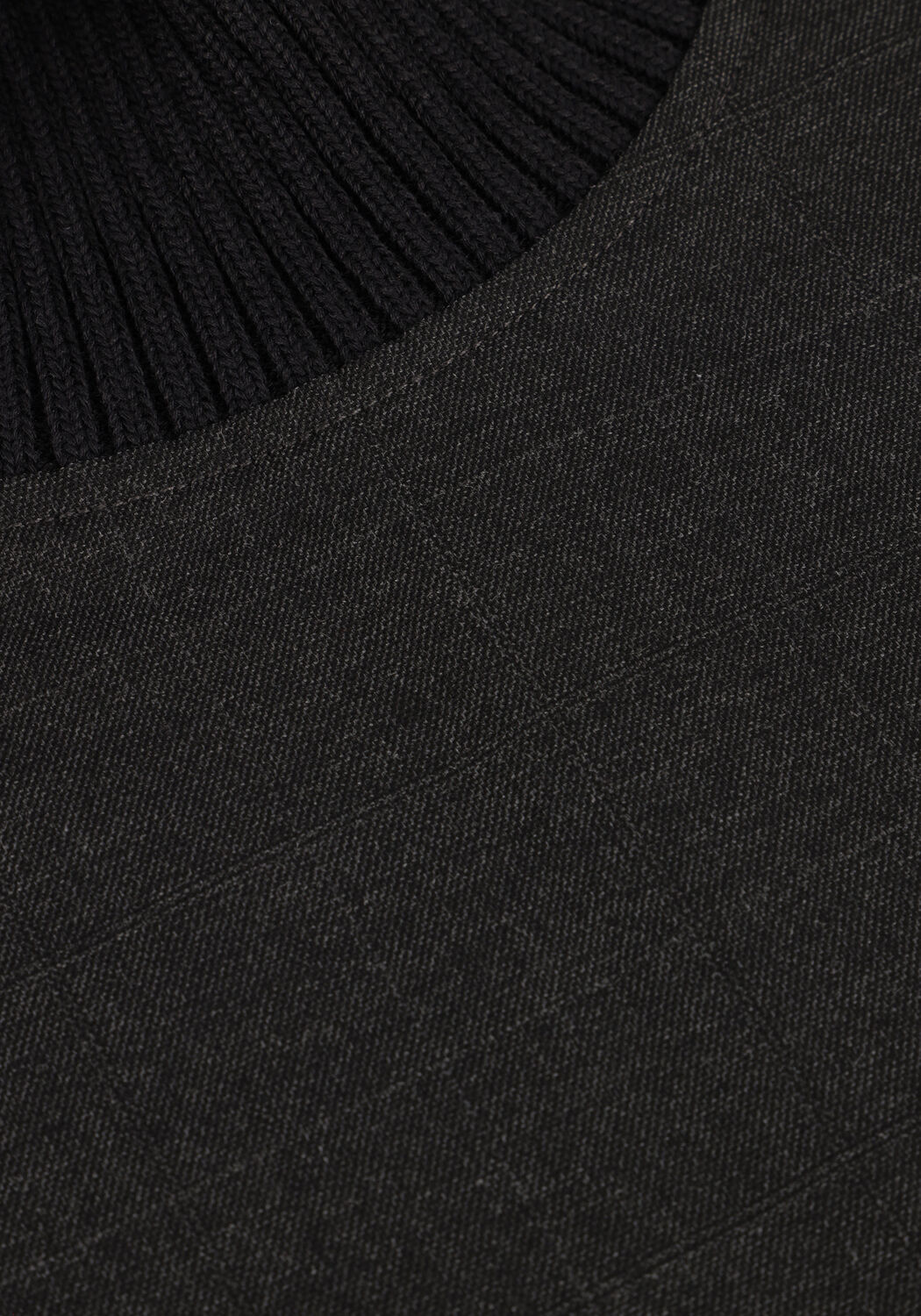 Graue CO'COUTURE Gilet KAYA RIB TURTLENECK VEST - large