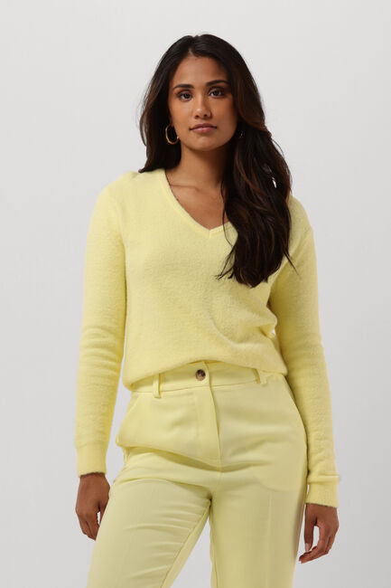 Gelbe MODSTR&Ouml;M Pullover CAMMY MD V-NECK - large