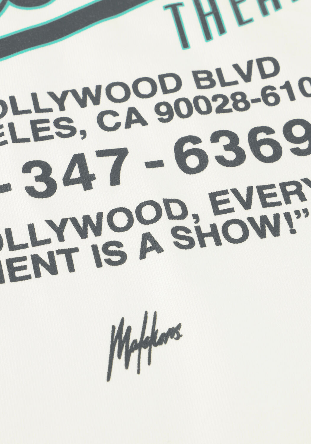 Wei&szlig;e MALELIONS T-shirt THEATRE T-SHIRT - large