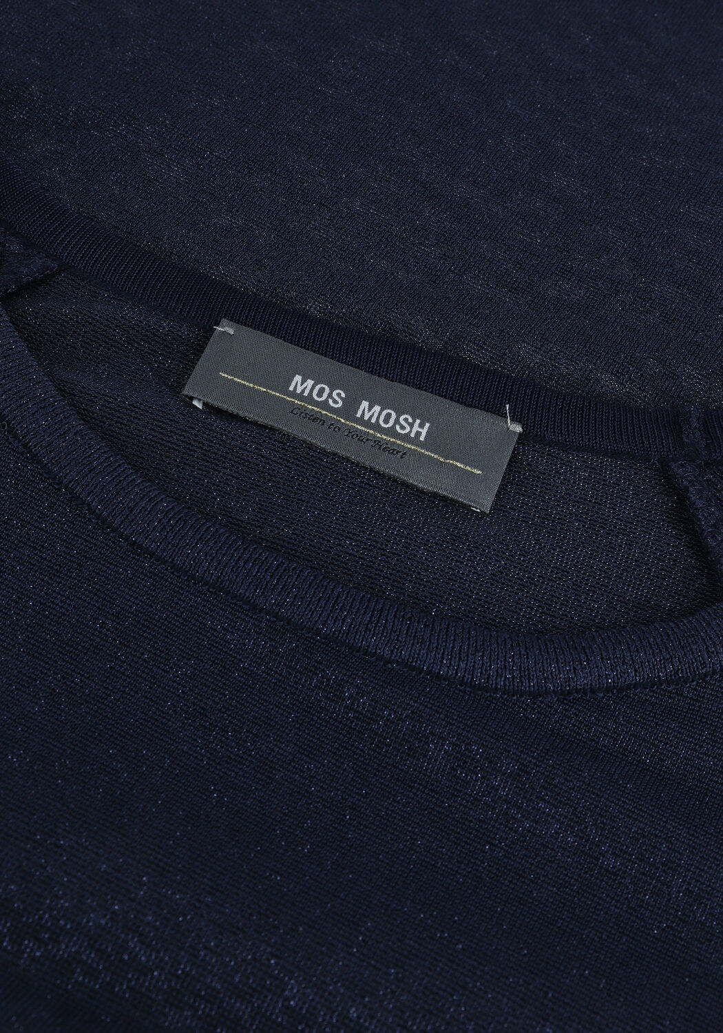 Blaue MOS MOSH Top KAMILLA LONGSLEEVE BLOUSE - large