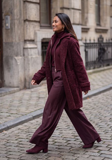 Bordeaux NUKUS Rollkragenpullover SILVI PULLOVER PLAIN - large
