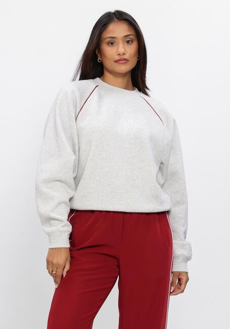 Graue CATWALK JUNKIE Pullover & Cardigans GRAPHIC SWEATER WITH PIPING - large