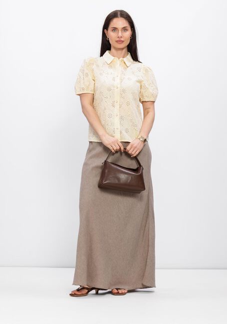 Gelbe FREEBIRD Blusen WV-FLOWER-EMBRO-26-1 - large