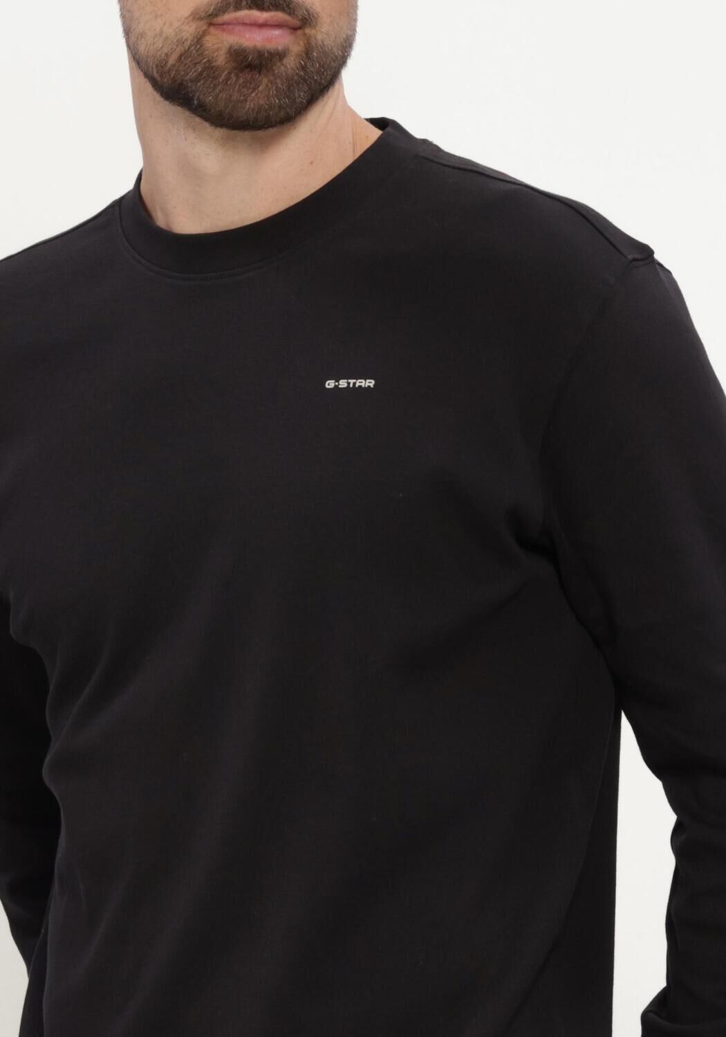 Schwarze G-STAR RAW Sweatshirt TRUE REGULAR R T L\S - large