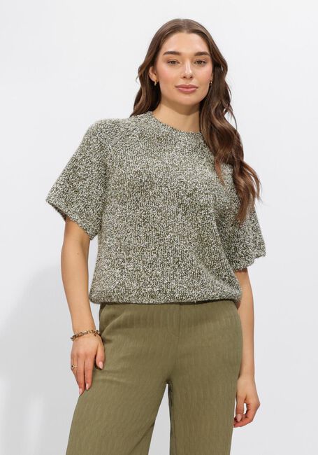 Olive ANOTHER LABEL Pullover & Cardigans ALALYS KNITTED PULL S/S - large