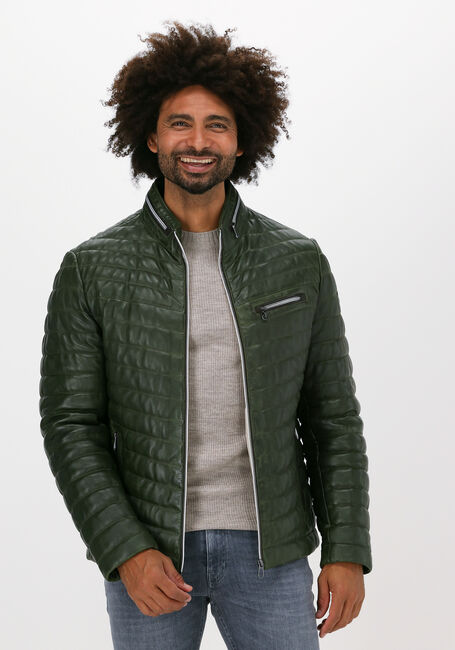 Grüne MILESTONE Lederjack DAMIANO - large