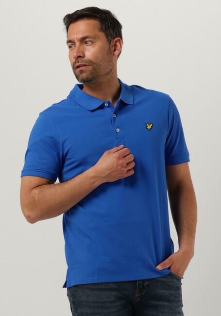 Blaue LYLE & SCOTT Polo-Shirt PLAIN POLO SHIRT - large