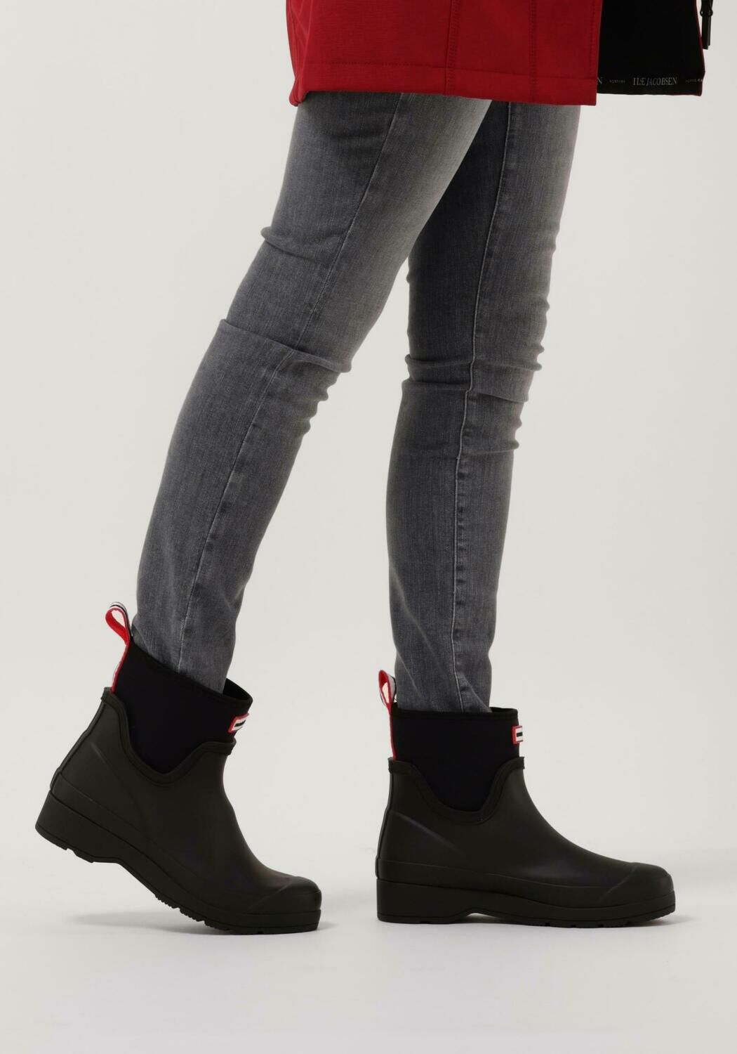 Schwarze HUNTER Gummistiefel WOMENS PLAY NEOPRENE BOOT SHORT | Omoda
