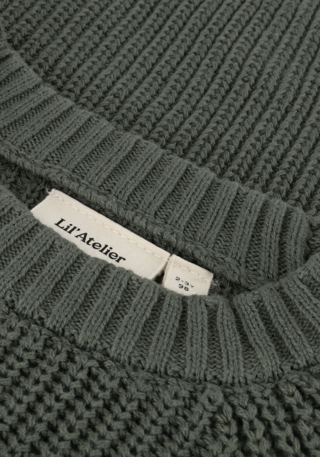 Gr&uuml;ne LIL' ATELIER Pullover NMMEMLE LS KNIT - large