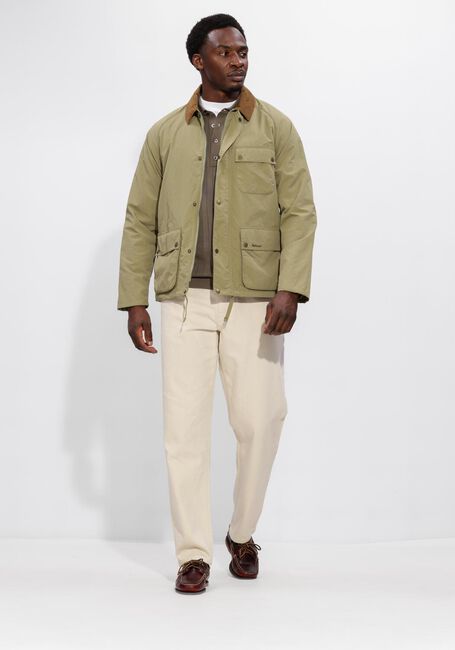 Taupe PROFUOMO Pullover POLO LS BEIGE AERO EASE RIB - large