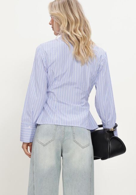 Blaue HAUTE L'AMITI&Eacute; Blusen NINA STRAP SHIRT - large